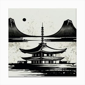 Asian Pagoda Canvas Print