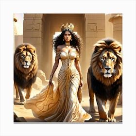 Egyptian Queen 65 Canvas Print
