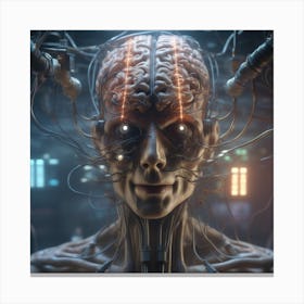 Futuristic Brain 47 Canvas Print