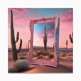 Window of desert(3) Canvas Print