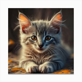Koon Kitten Canvas Print
