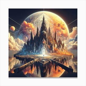 Space City Canvas Print