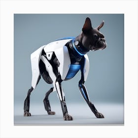 Enhanced Cybernetic Pooch Canvas Print