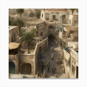 City In The Desert 1 Canvas Print