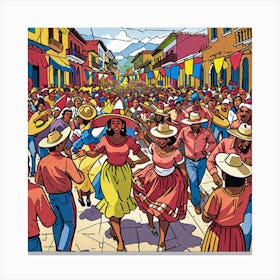 Mexican Dance Canvas Print