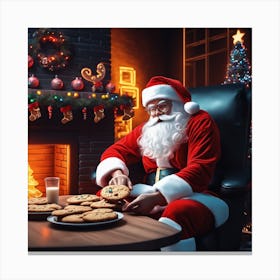 Christmas Santa 23 Canvas Print