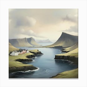 Faroe Islands Art Print 3 Canvas Print