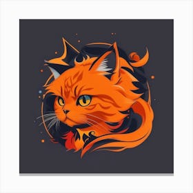 Orange Cat 1 Canvas Print