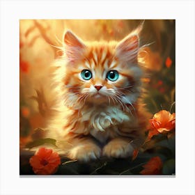 Cute Kitten 1 Canvas Print