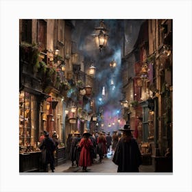 magic  Street 1 Canvas Print