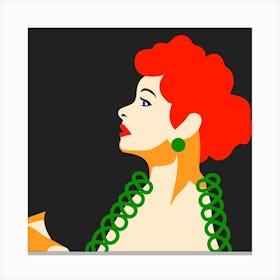 Lucy Square Canvas Print