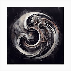 Abstract Image Of Lilith 2 Canvas Print