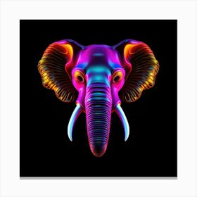 Neon Elephant Toile