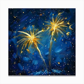 Fireworks In The Sky 4 Canvas Print