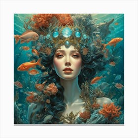 Mermaid Canvas Print