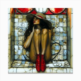 Le Boudoir 5 - The Window Canvas Print