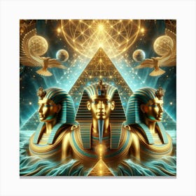 Egyptian Enchantment: Exploring the Magic of the Nile Canvas Print