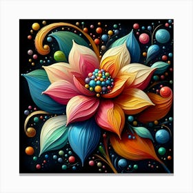 Colorful Flower 1 Canvas Print