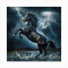 Lightning Horse 40 Canvas Print