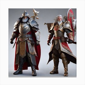 Two Knights Canvas Print
