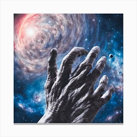 Hand Of Universe Canvas Print