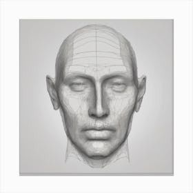 Head Of A Man 1 Canvas Print