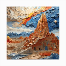 Sand Castle Canvas Print