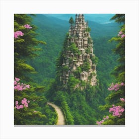 Castle In The Forest 1 Canvas Print