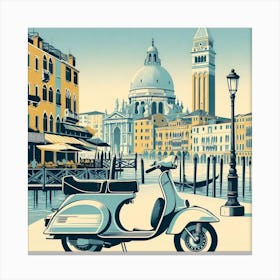 Venice, Italy. Vintage  Canvas Print