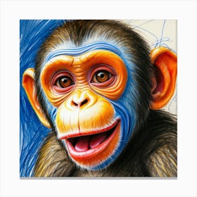 Chimpanzee 18 Canvas Print