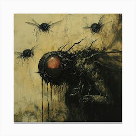 Flies Fantasy Canvas Print