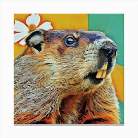 Groundhog Canvas Print