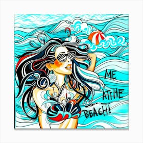 My Beach - My Retreat Canvas Print