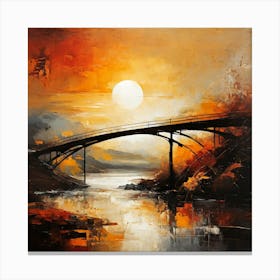 Bridge Over The River Canvas Print