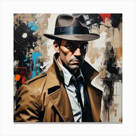 Man In A Hat Canvas Print