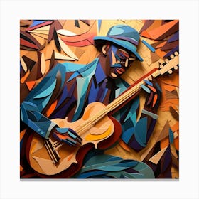 Blues Musician 2 Canvas Print