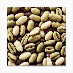 Close Up Of Coffee Beans 2 Canvas Print