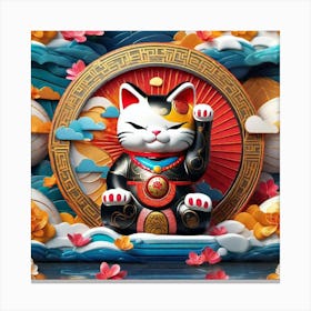 Lucky Cat 1 Canvas Print