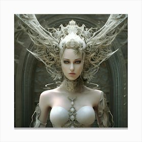 Cyber Goddess Canvas Print