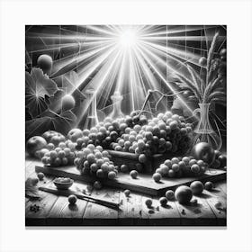 Grapes In The Sun Canvas Print