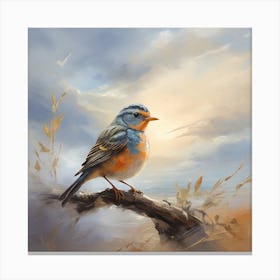 Stunning bird looking at freedom Canvas Print