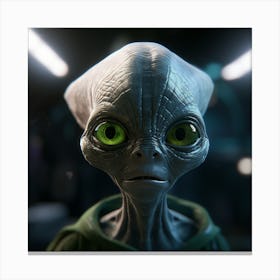 Alien Child 2 Canvas Print