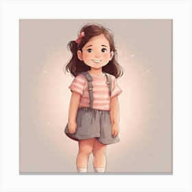 Little Girl Canvas Print