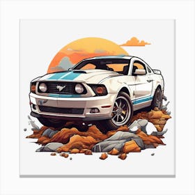 Ford Mustang Canvas Print