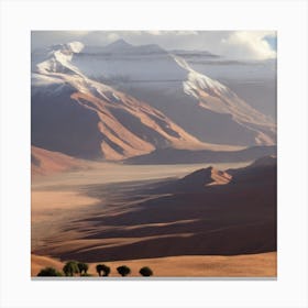 Desert Landscape - Desert Stock Videos & Royalty-Free Footage 3 Canvas Print