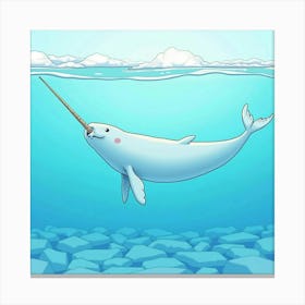 Narwhal Canvas Print