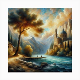 Russian Landscape Painting 1 Canvas Print