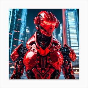 Futuristic Robot Canvas Print