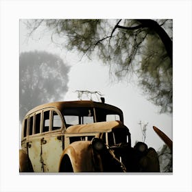 Old Rusted Car Canvas Print