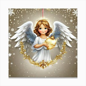 Angel Christmas 5 Canvas Print